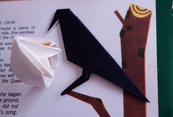Pássaros em origami