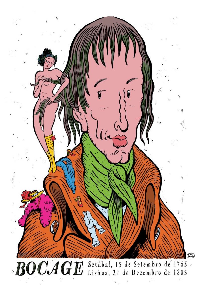 Caricatura de Nuno Saraiva. Caricatura de Nuno Saraiva.