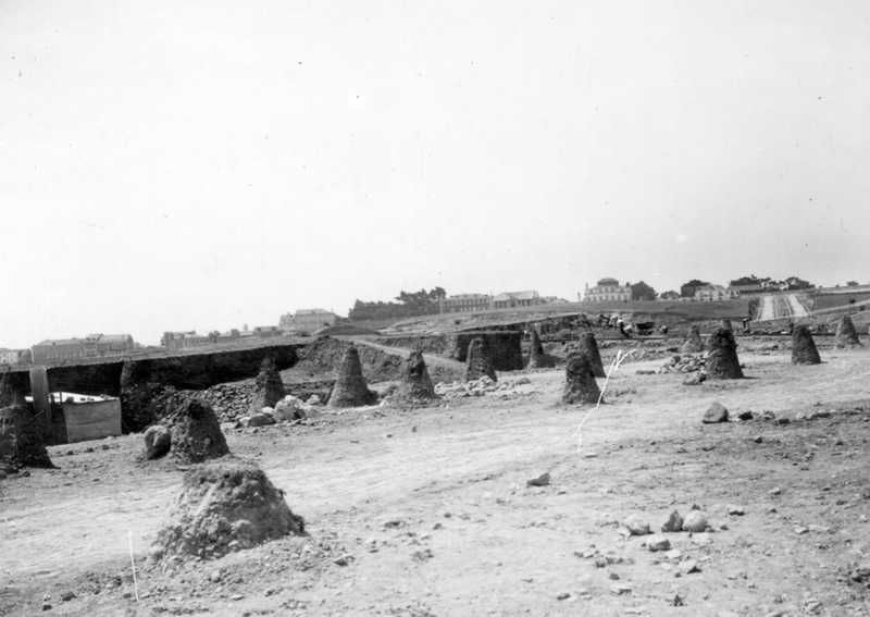 O parque em obras, 1909, fotografia de Joshua Benoliel