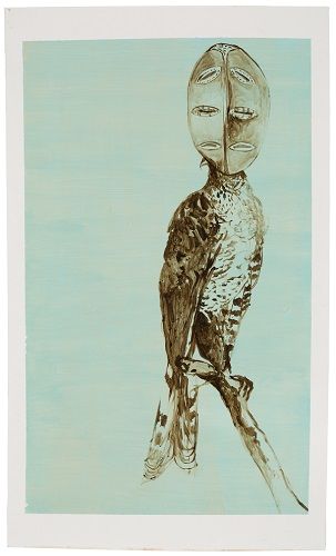 Pedro Calhau_Shamam nº 10. 2014. tAcrilico sobre papel. 150 x 89 cm Pedro Calhau_Shamam nº 10. 2014. tAcrilico sobre papel. 150 x 89 cm