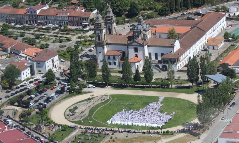 Mosteiro de S. Miguel de Refojos (vista aérea)