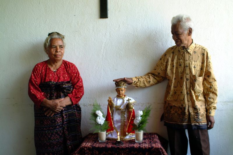 D. Felícia e Imagem do Meninu (2001, foto de António Homem Cardoso)