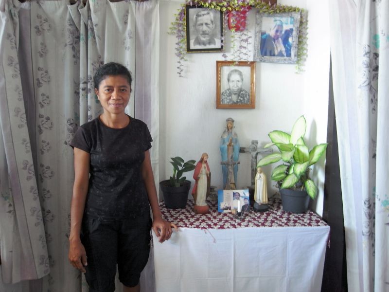 Filha de D. Felícia em 2011 (foto de Helena Serra) Filha de D. Felícia em 2011 (foto de Helena Serra)