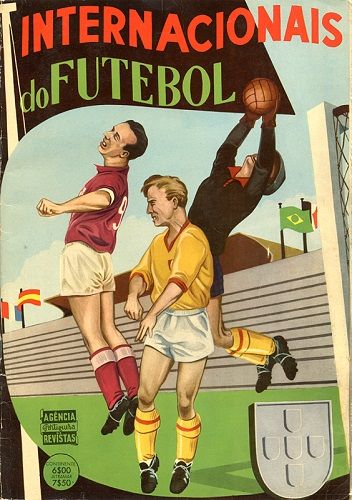 Capa da coleção de cromos-surpresa, de produção nacional, Internacionais do Futebol, da Agência Portuguesa de Revistas (1962). Capa da coleção de cromos-surpresa, de produção nacional, Internacionais do Futebol, da Agência Portuguesa de Revistas (1962).