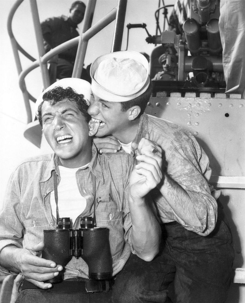 Com Dean Martin em "Marujo, o Conquistador" (1952) | DR Com Dean Martin em "Marujo, o Conquistador" (1952) | DR