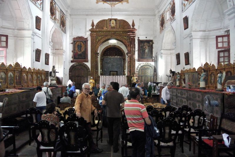 Sacristia da Igreja do Bom Jesus (foto Helena Serra 2014)
