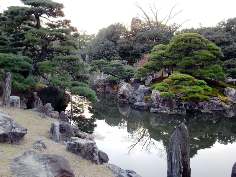 Jardim do Palácio Nijo-jo (foto Helena Serra)