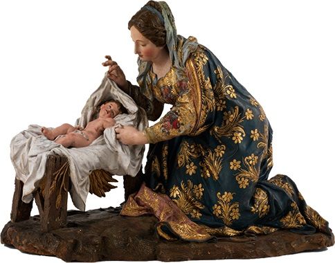 Virgem com o Menino (Presépio). Autor: Faustino José Rodrigues (1760-1829) Virgem com o Menino (Presépio). Autor: Faustino José Rodrigues (1760-1829)