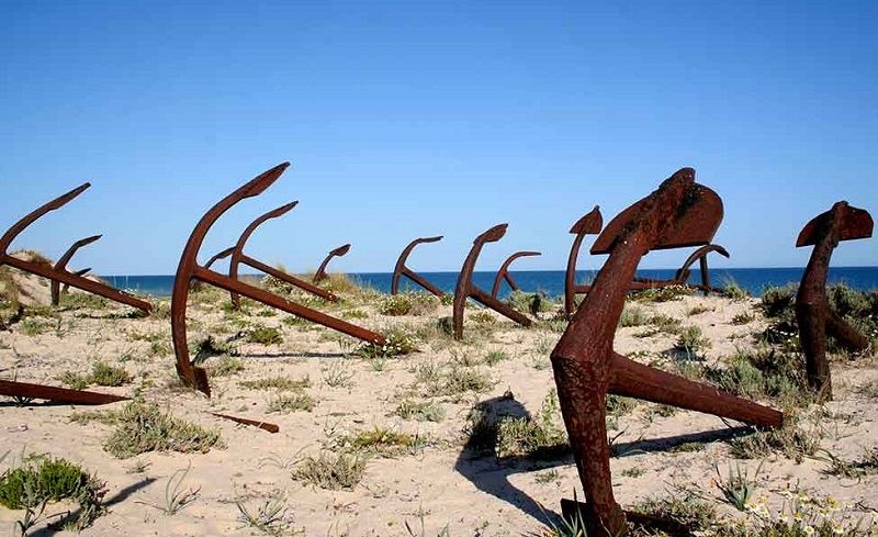 Praia do Barril - Cemitério das Âncoras, Santa Luzia