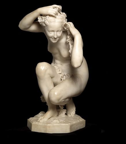 Jean-Baptiste Carpeaux (1827-1875) «Flora», 1873. Mármore Museu Calouste Gulbenkian - Coleção do Fundador, inv. 562 Jean-Baptiste Carpeaux (1827-1875) «Flora», 1873. Mármore Museu Calouste Gulbenkian - Coleção do Fundador, inv. 562