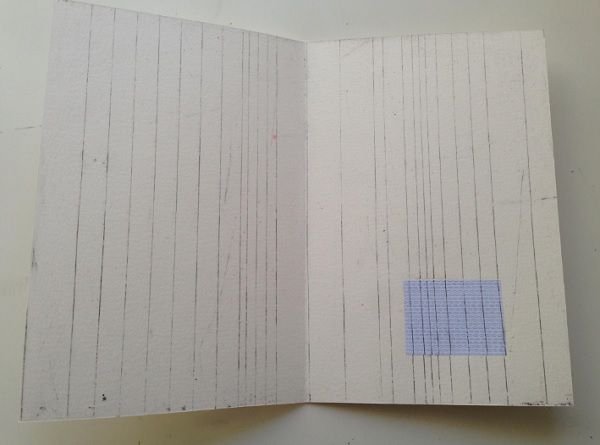 Uma das duplas páginas da série Onde o tempo não foi inventado, de Ana João Romana MART Uma das duplas páginas da série Onde o tempo não foi inventado, de Ana João Romana MART