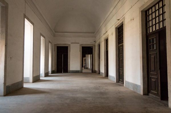 Uma das salas da ala norte do Palácio de Mafra que receberá o espólio do Museu da Música_Nuno Ferreira Monteiro