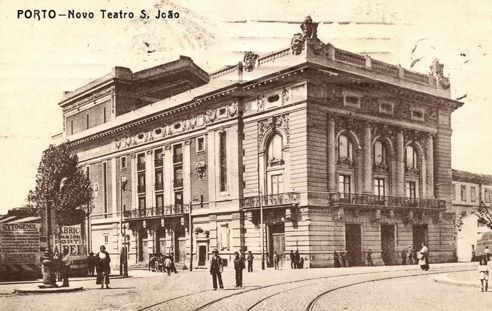 Teatro Nacional S. João (novo), s.d., postal ilustrado [Arquivo Histórico Municipal do Porto]