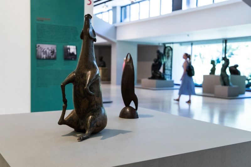 Escultura de Jorge Vieira [Foto: Andreia Carvalho]