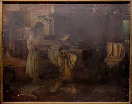 Sansão de Dalila, pintada por Santa-Rita Pintor em 1910 é uma das obras alvo de crowdfunding DR
