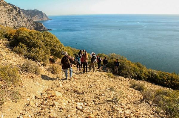 No Cabo Espichel os caminhantes vão poder observar jazidas defosséis. DR/BIOTRAILS No Cabo Espichel os caminhantes vão poder observar jazidas defosséis. DR/BIOTRAILS
