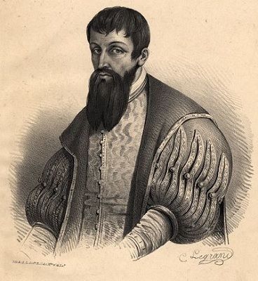 Retrato de D. João de Castro da autoria de Charles Legrand.