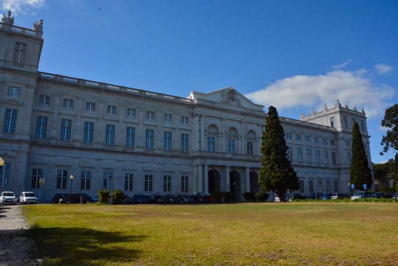 Fachada do Palácio Nacional da Ajuda Fachada do Palácio Nacional da Ajuda