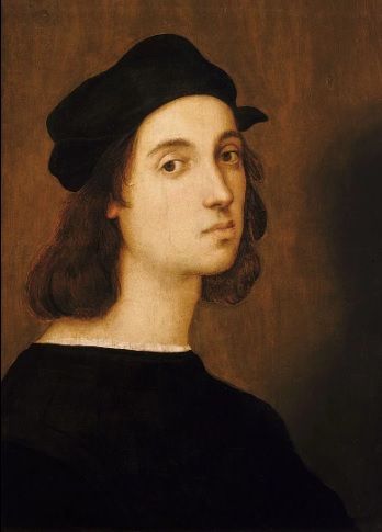 Auto-retrato de Rafael por volta dos 23 anos / Galeria dos Uffizi