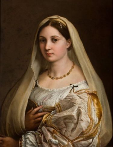 La Velada, ou Mulher com Véu (1515) será uma das 200 obras obras expostas no Palácio do Quirinal, em Roma - Galeria dos Uffizi