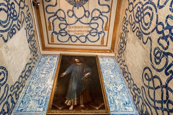 Os azulejos da Sacristia. Foto André Luís Alves/Global Imagens Os azulejos da Sacristia. Foto André Luís Alves/Global Imagens