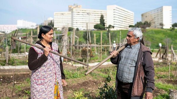 Pranlal Jetalal e Bina Ramchande; Parque Hortícola do Vale de Chelas; Nuno Correia (CML) Pranlal Jetalal e Bina Ramchande; Parque Hortícola do Vale de Chelas; Nuno Correia (CML)