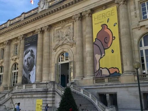 A exposição Hergé foi apresentada em Paris em 2016-17 DR