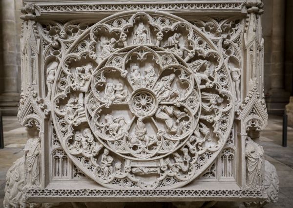 Nas Rodas da Vida e da Fortuna estão representados momentos da história de amor trágica que uniu D. Pedro e D. Inês de Castro Nas Rodas da Vida e da Fortuna estão representados momentos da história de amor trágica que uniu D. Pedro e D. Inês de Castro