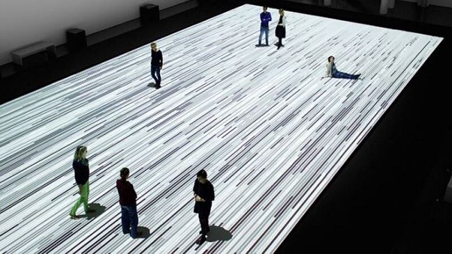 Obra do artistia visual japonês Ryoji Ikeda será exposta num pavilhão temporário a partir de maio  © Direitos reservados