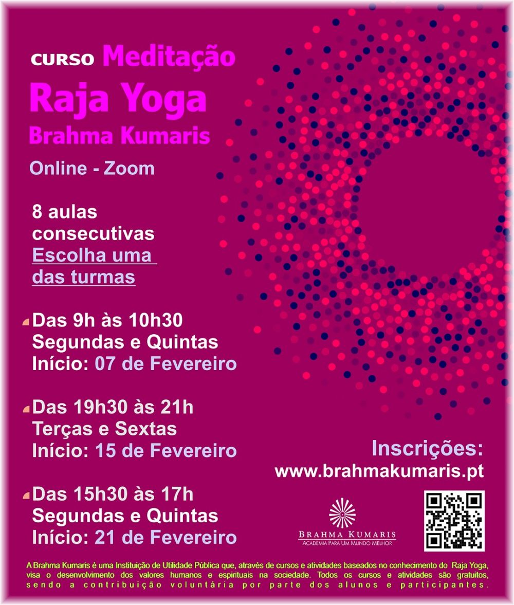 Curso de Meditação Raja Yoga | e-cultura