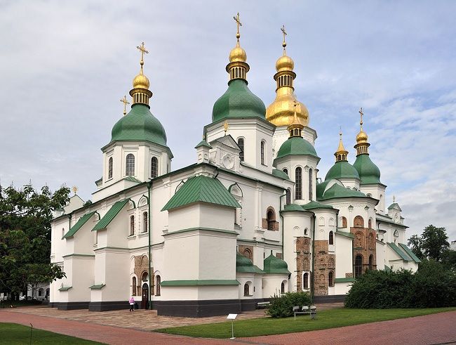 A Catedral de Santa Sofia de Kiev está inscrita na lista de património mundial da UNESCO desde 1990 