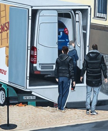 Xavier Garrett | Seems legit, 2023 | Óleo sobre tela