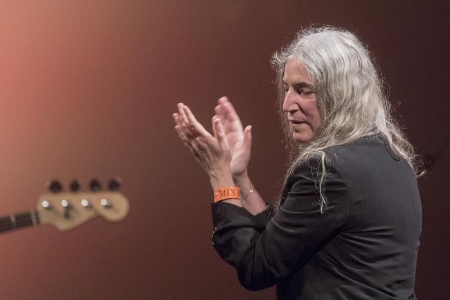 Patti Smith, 27 de julho de 2017 Foto: Urs Flueeler/EPA Patti Smith, 27 de julho de 2017 Foto: Urs Flueeler/EPA