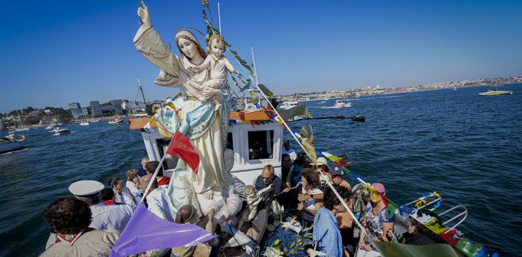 Procissão de Nossa Senhora dos Navegantes, em 2022 (foto © Câmara Municipal de Cascais)