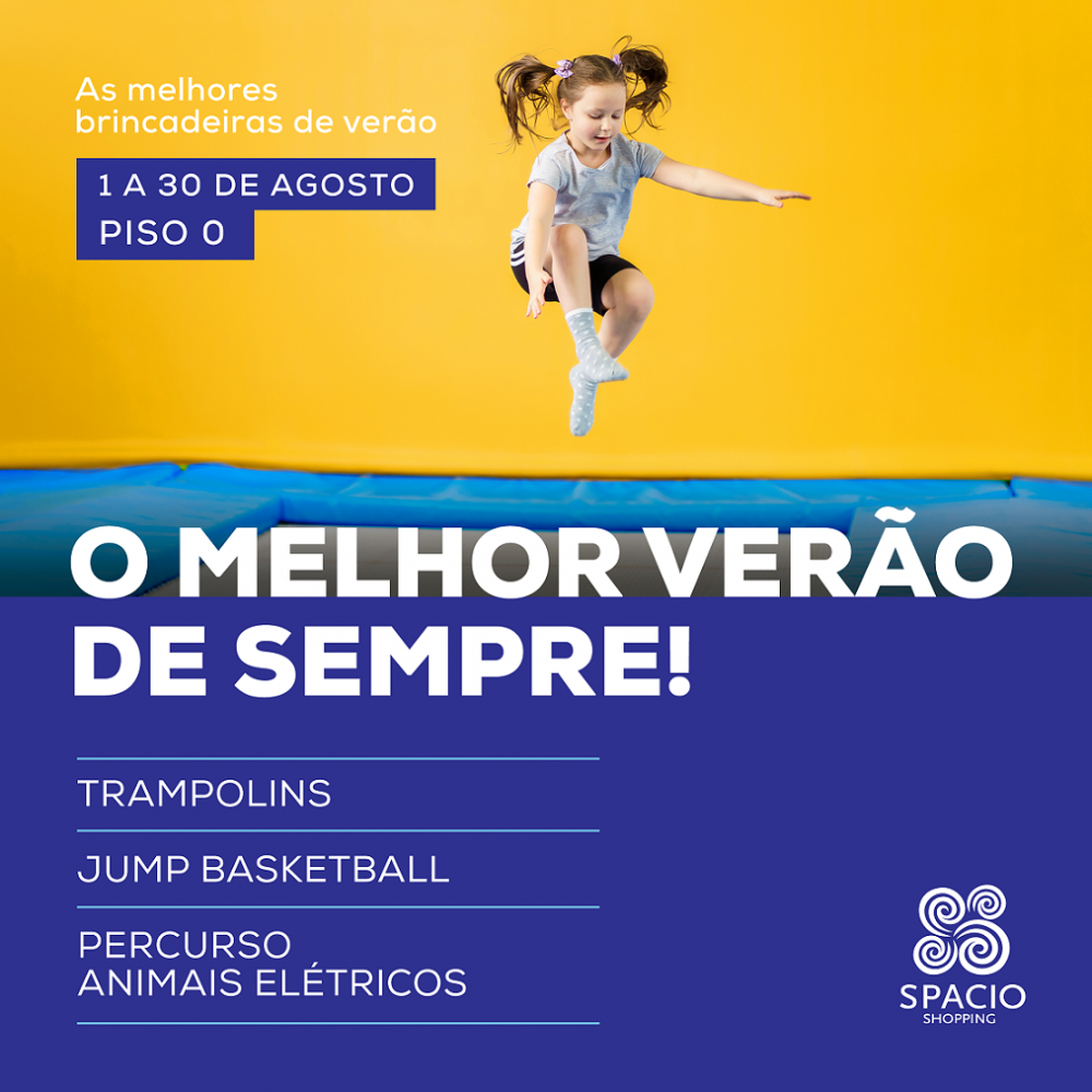 Spacio Shopping celebra o verão aos saltos ecultura