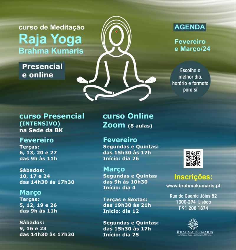 Curso de Meditação Raja Yoga Presencial e Online | e-cultura