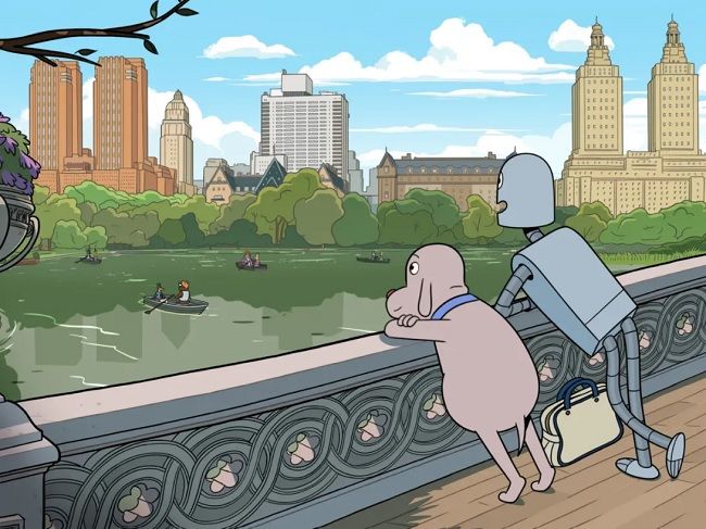 Robot Dreams - Amigos Improváveis, a longa-metragem nomeada para o Óscar de Melhor Animação.