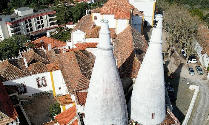 Conservação e restauro das monumentais chaminés do Palácio Nacional de Sintra  © Parques de Sintra - Monte da Lua, S.A