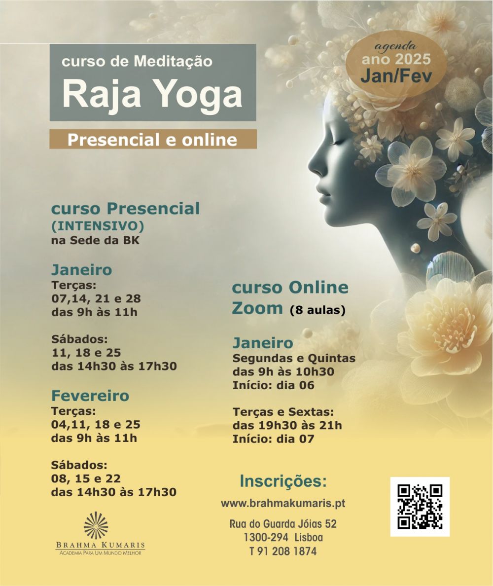 Curso de Meditação Raja Yoga Presencial e Online | e-cultura