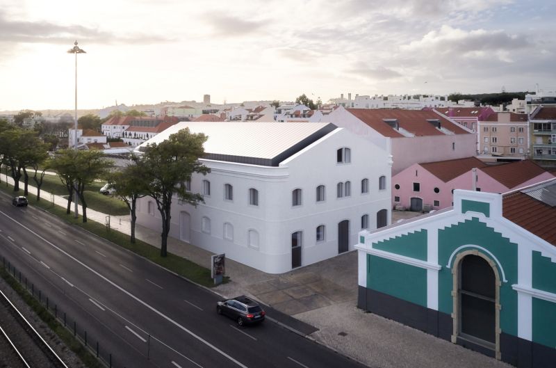 Imagem 3D do Pavilhão Azul que tem projecto de arquitectura de João Luís Carrilho da Graça Imagem 3D do Pavilhão Azul que tem projecto de arquitectura de João Luís Carrilho da Graça