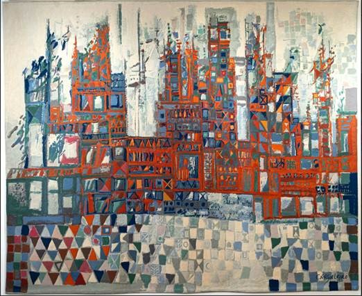  MANUEL CARGALEIRO (N. 1927) - Grande Festa na Cidade Imaginária Manufactura de Tapeçarias de Portalegre